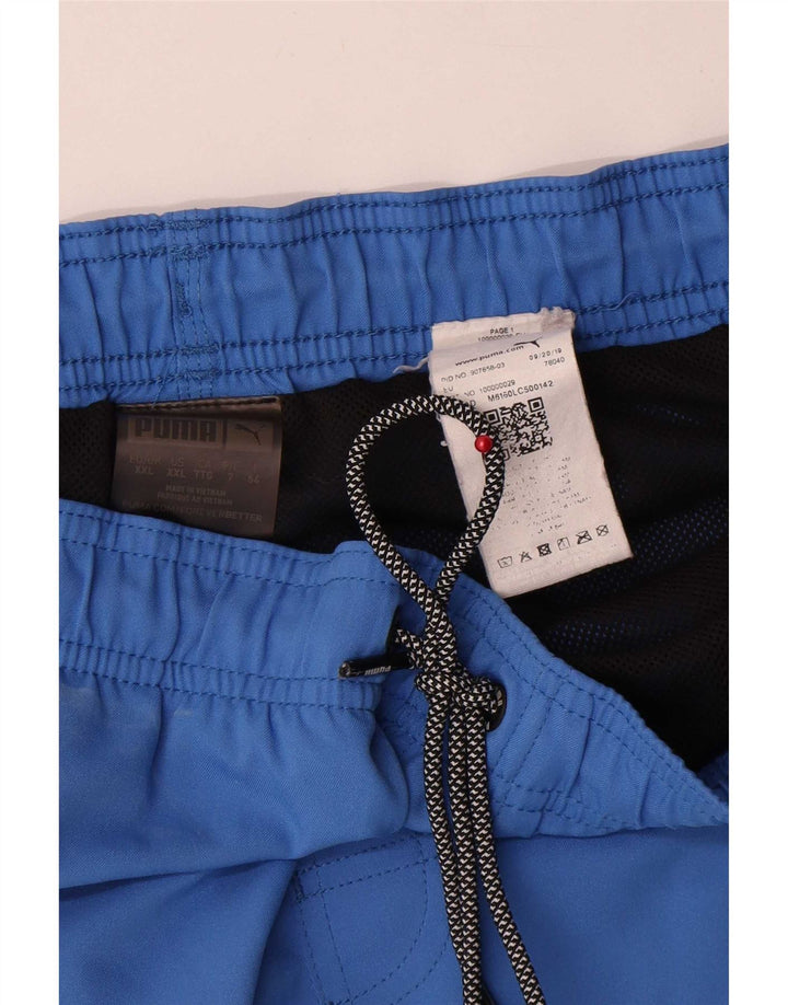 Pantaloni scurți de înot Puma pentru bărbați 2XL, poliester albastru