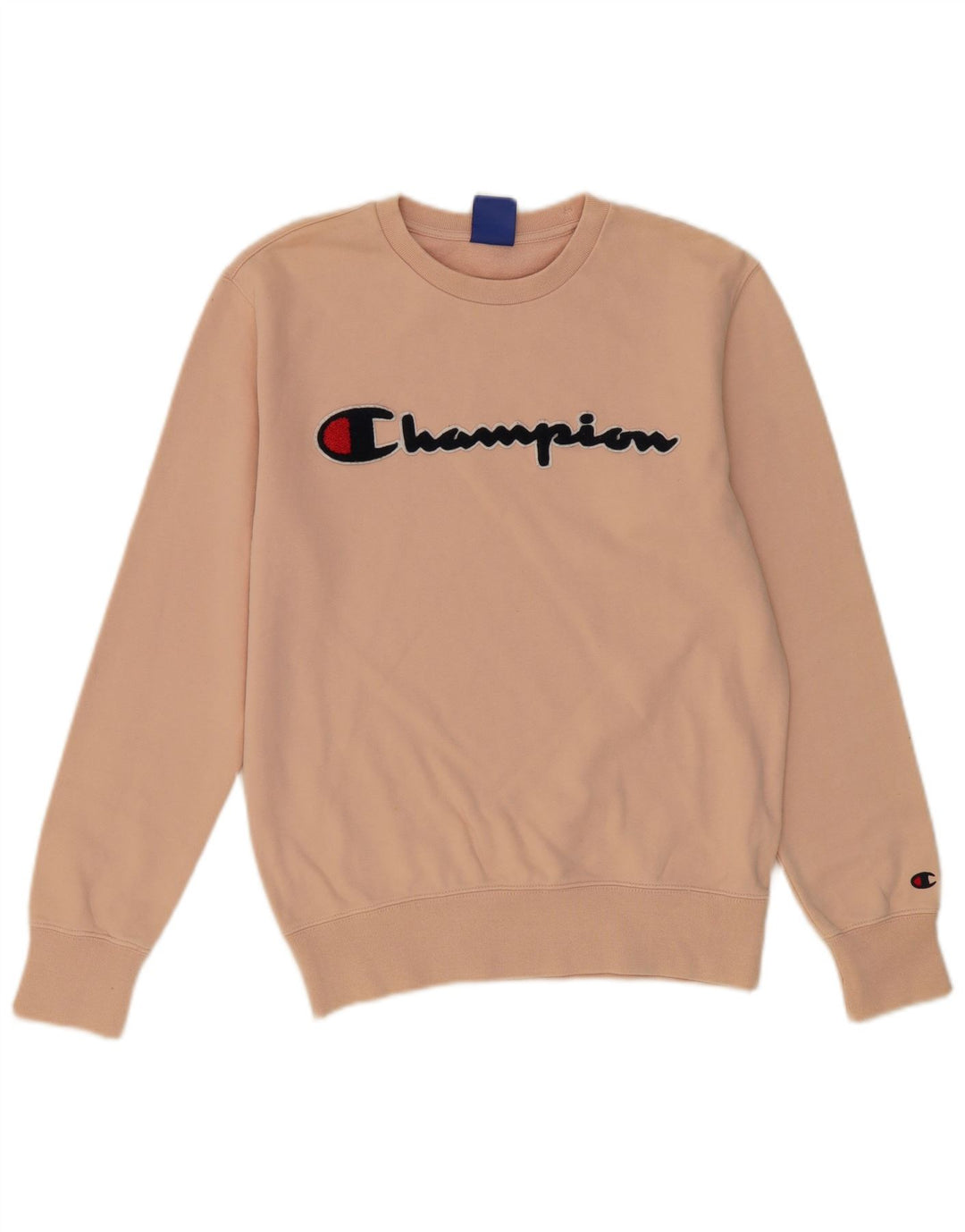CHAMPION Mens Graphic Sweatshirt Jumper Small Pink