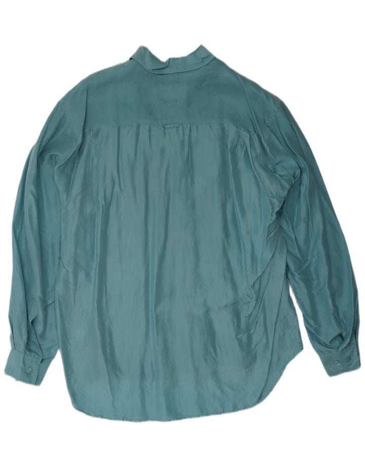 Cămașă pentru bărbați AQUILA Mătase mare albastră