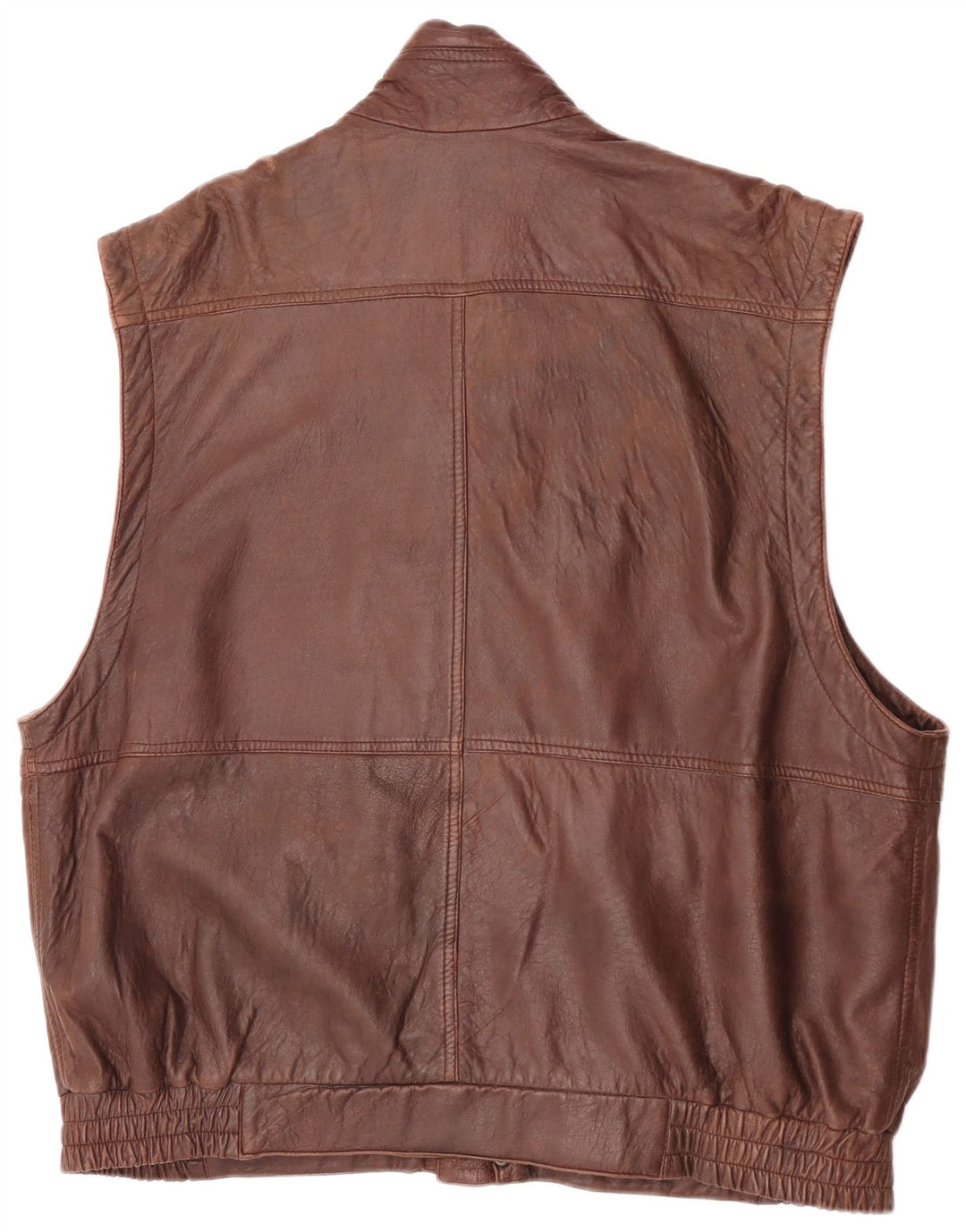 Gilet Forster din piele pentru bărbați EU 60 5XL maro