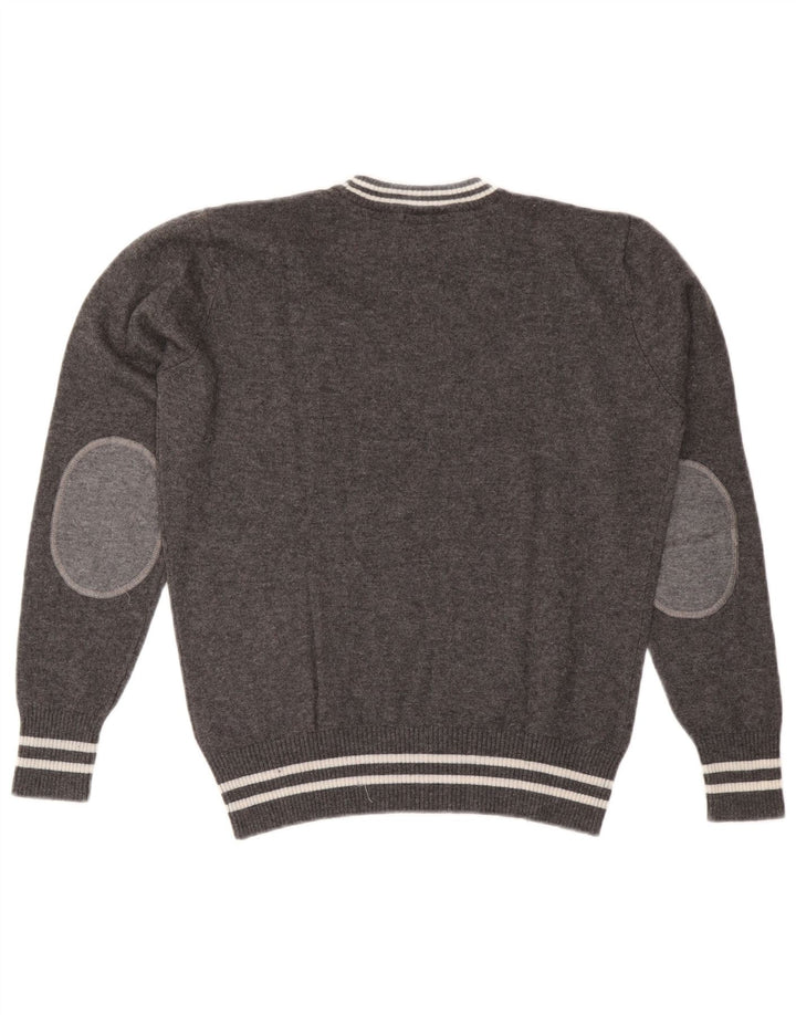 NORTH SAILS Pulover pentru femei cu gât crew pulover UK 14 Medium Gri Lână