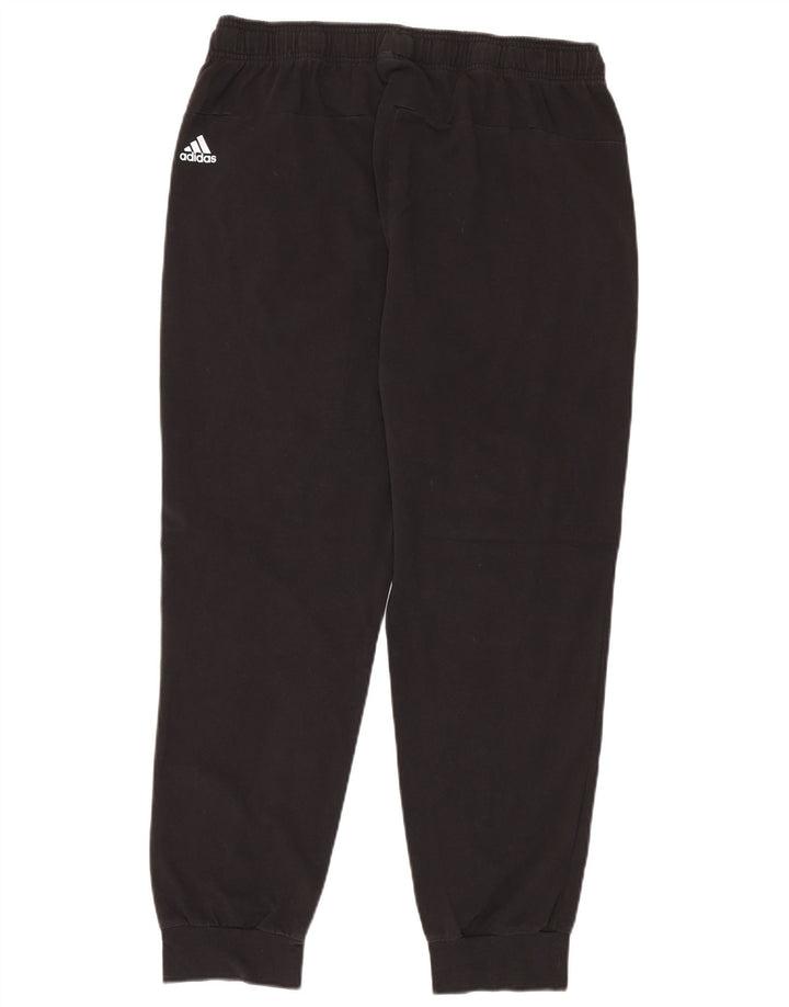 Pantaloni de trening grafic pentru bărbați ADIDAS Joggeri mari, negru