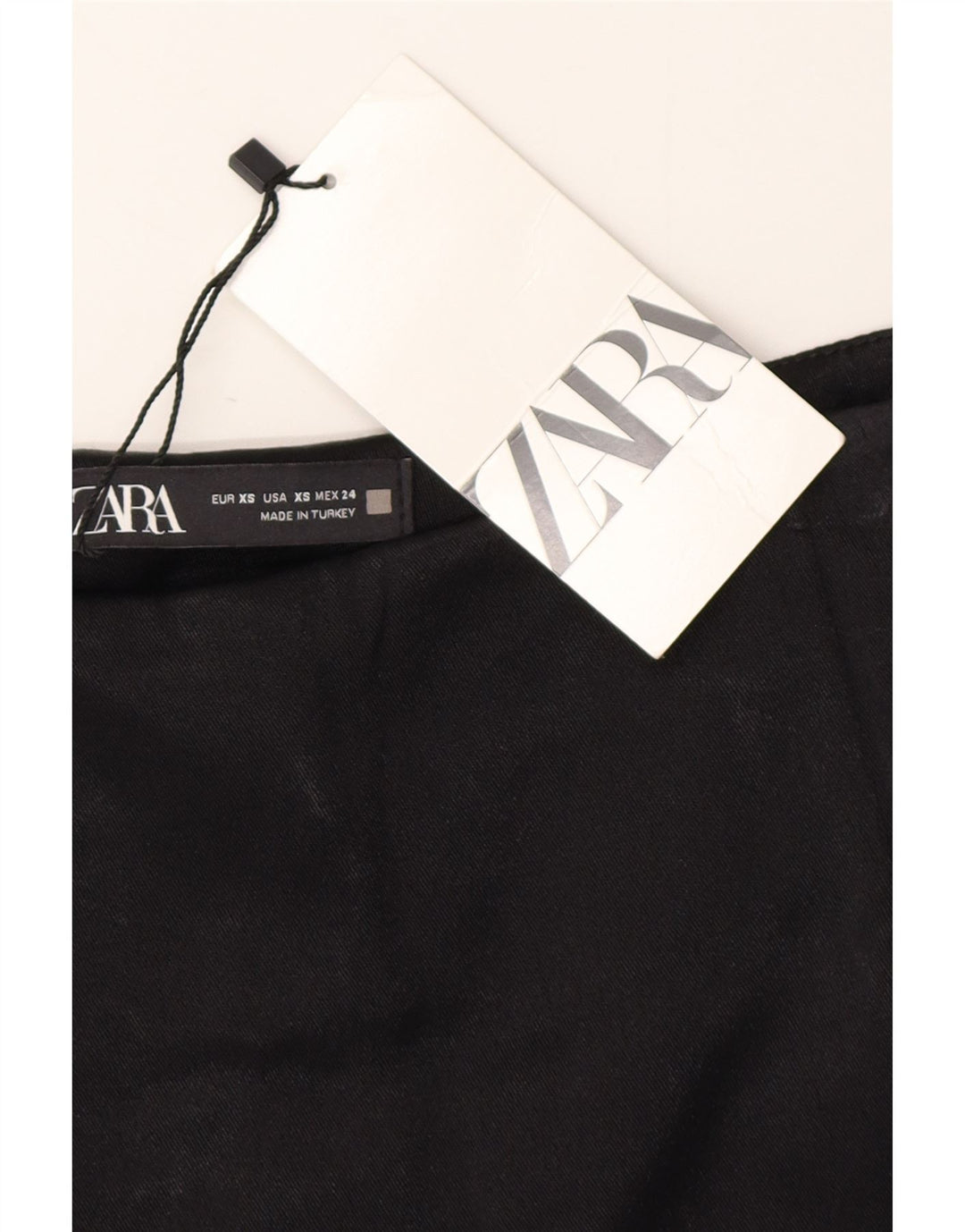 Fusta Wrap ZARA Femei XS W24 Viscoza Neagra