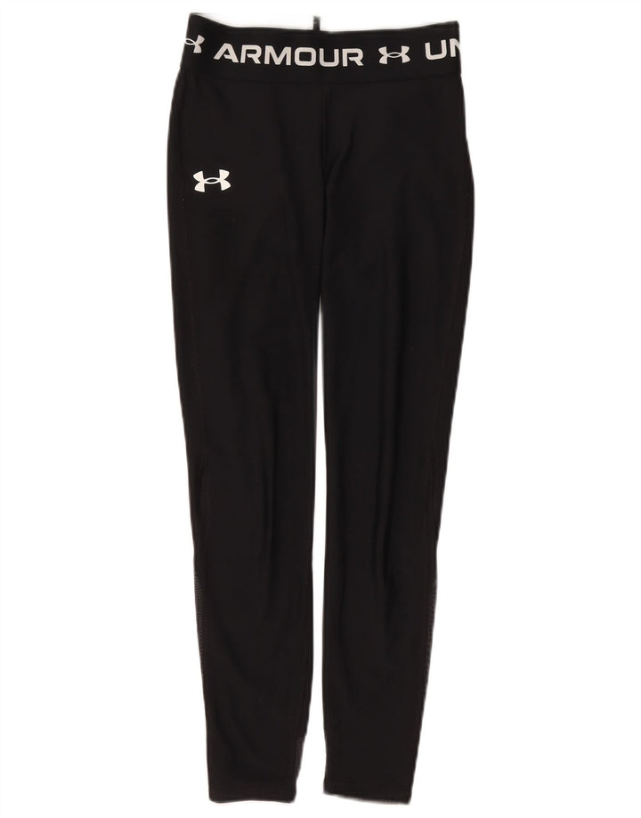 Leggings grafic pentru fete UNDER ARMOUR 9-10 ani Poliester negru mediu
