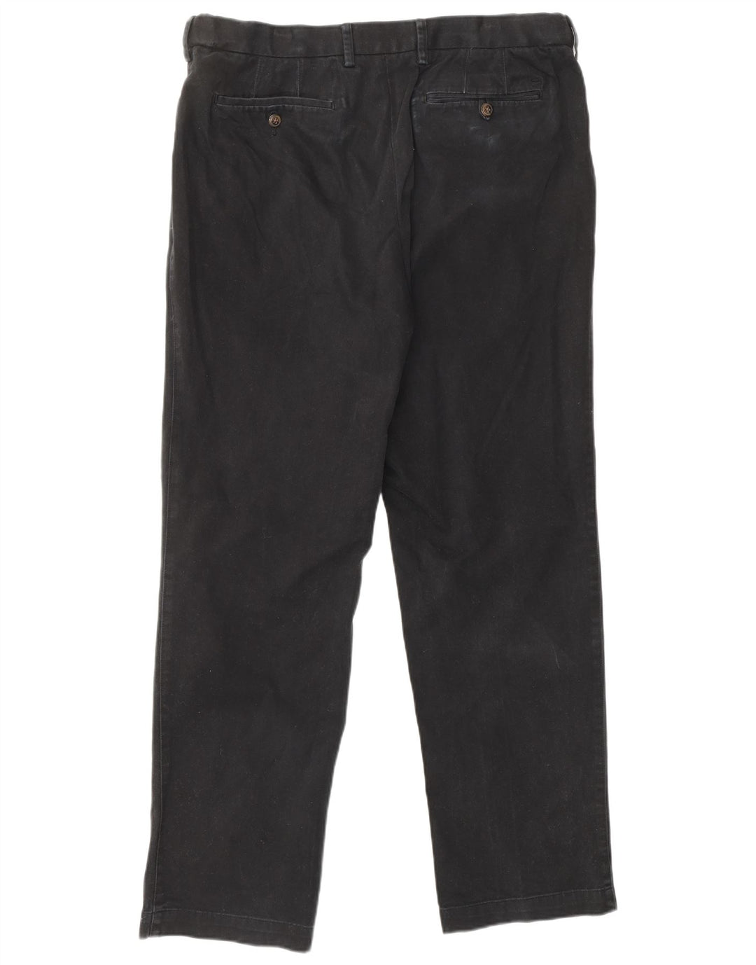 MARKS & SPENCER Pantaloni chino conici pentru bărbați Blue Harbour W36 L33 Negru