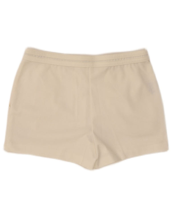 Sergio Tacchini Pantaloni scurți chino pentru bărbați IT 48 Medium W30 Poliester alb