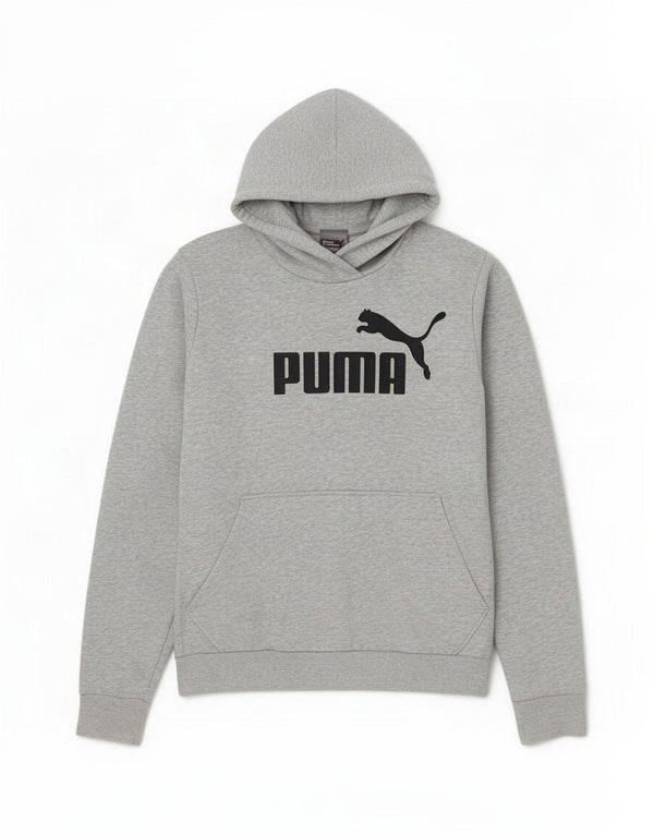 Pulover cu capota cu grafic Puma pentru femei UK 10 Small Gri