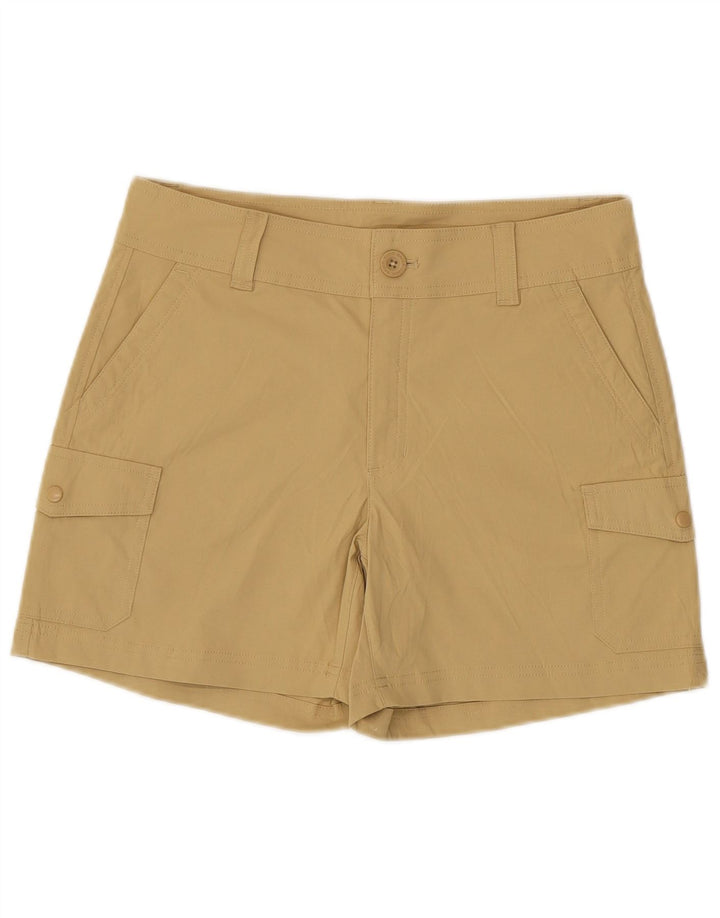 Pantaloni scurti cargo pentru femei Eddie Bauer US 4 Small W30 Nylon bej