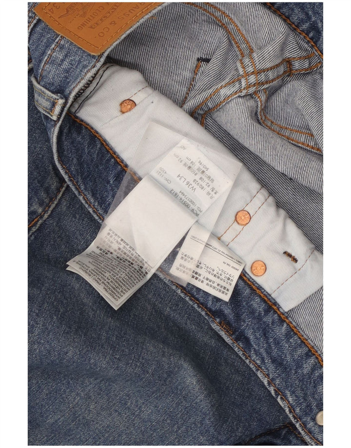 Blugi drepti pentru bărbați Levi's 514 W36 L34 Bumbac albastru