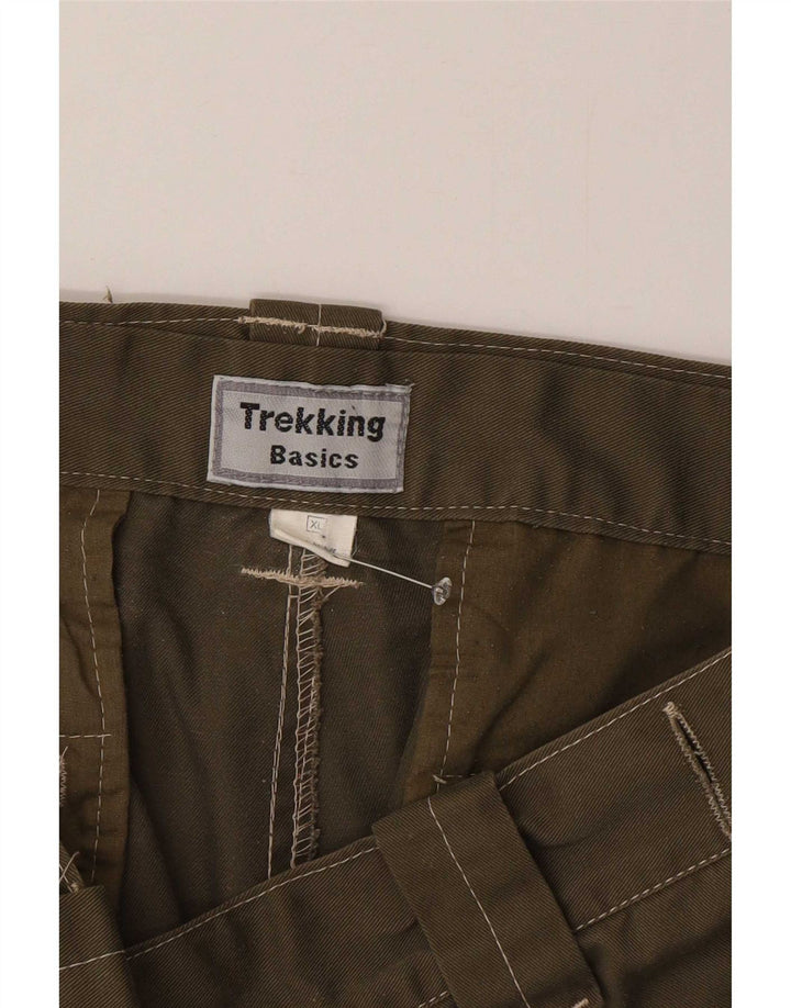 Pantaloni scurți cargo pentru bărbați Basics XL W38 Kaki Poliester