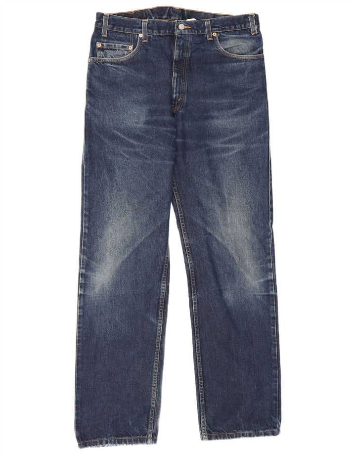 Blugi drepti pentru bărbați Levi's 505 W36 L33 albastru