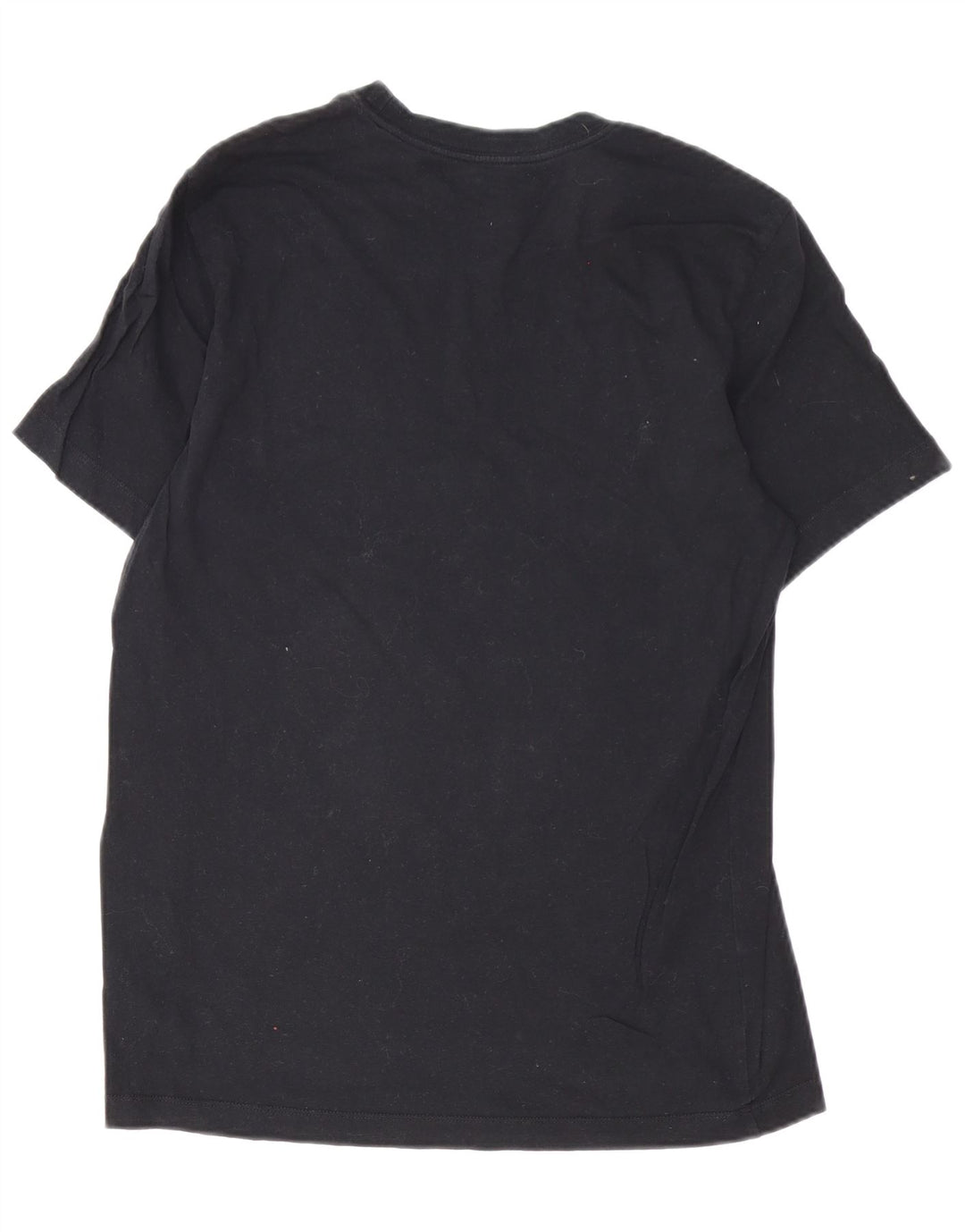 Tricou cu grafic Swoosh Nike pentru bărbați Top mediu din bumbac negru