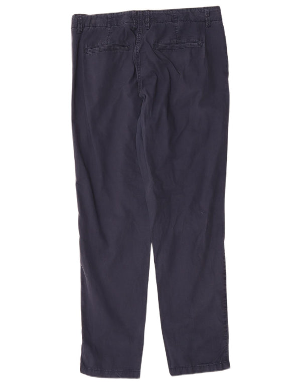 Pantaloni chino subțiri pentru femei Marks & Spencer UK 12 Medium W32 L29 Bleumarin