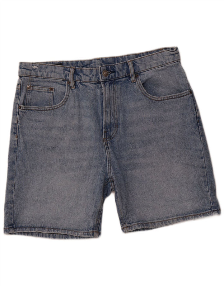 Pantaloni scurți din blugi pentru bărbați ZARA EU 42 Large W32 Blue Bumbac
