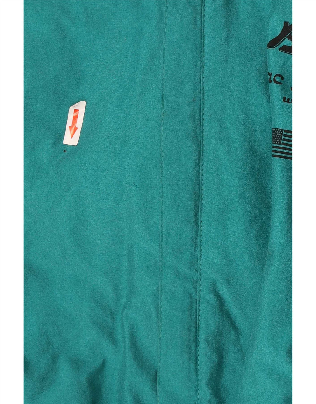 Jachetă de schi cu grafică Golden Team pentru băieți 13-14 ani Poliamidă color bloc verde