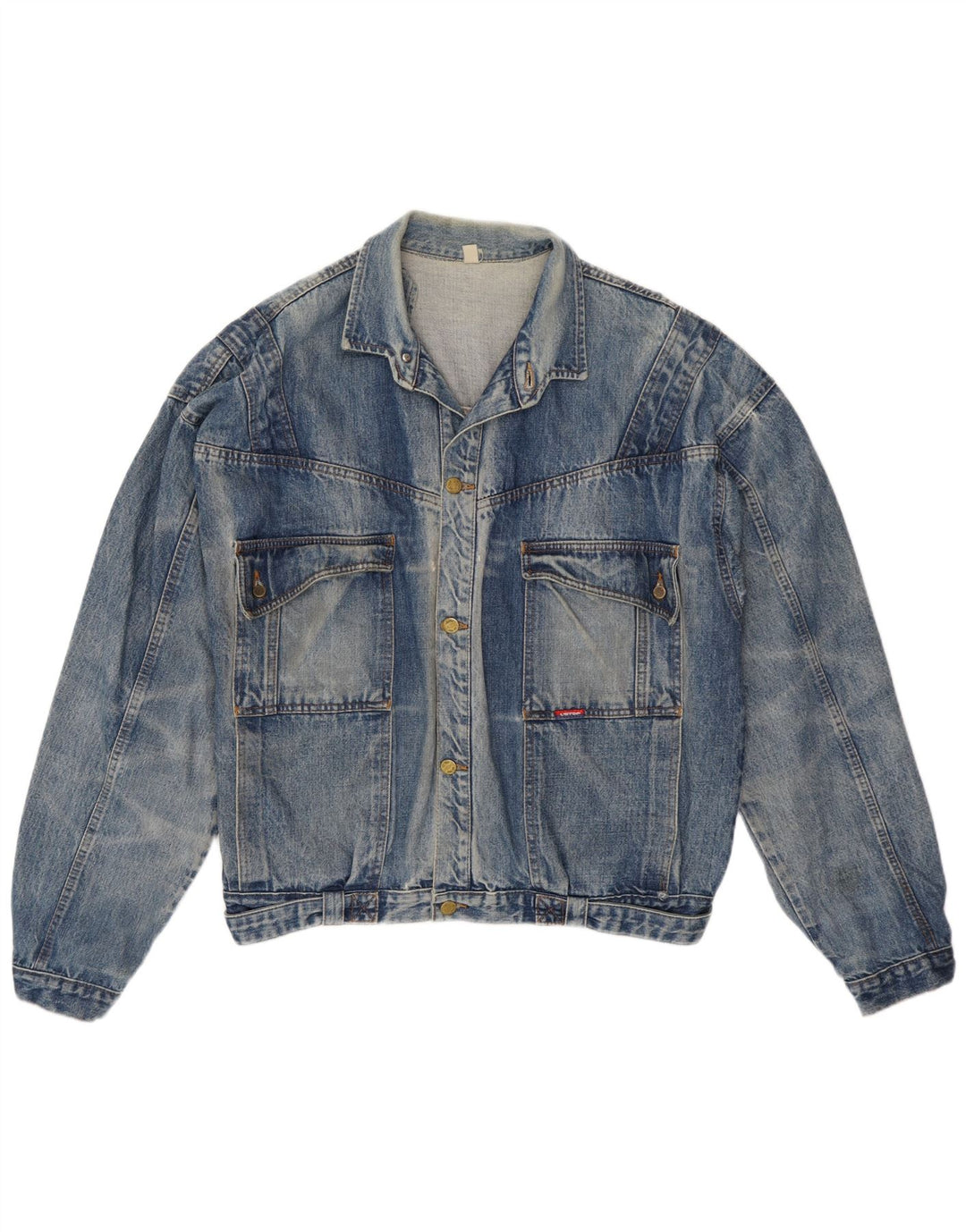 Jachetă de blugi vintage pentru bărbați UK 42 XL Albastru