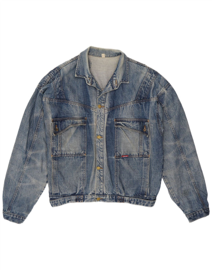 Jachetă de blugi vintage pentru bărbați UK 42 XL Albastru