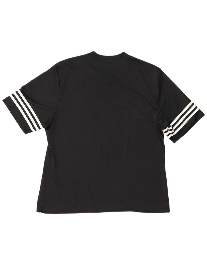 Tricou Adidas Climalite pentru bărbați Top XL Negru