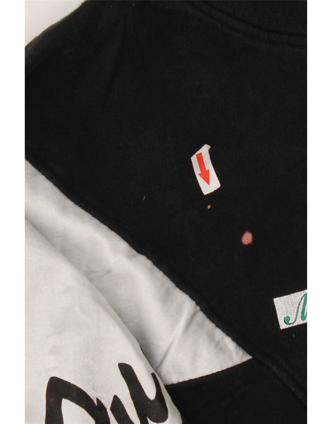 Hanorac cu grafic pentru femei Maser M Pulover US 8 Medium Black Colorblock