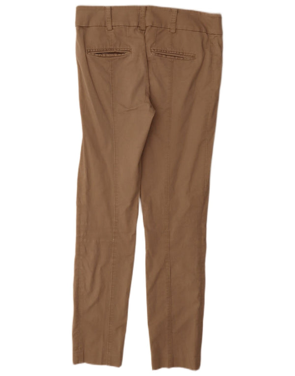 Stefanel Pantaloni skinny casual pentru femei cu talie joasa IT 40 Small W28 L29 Bej