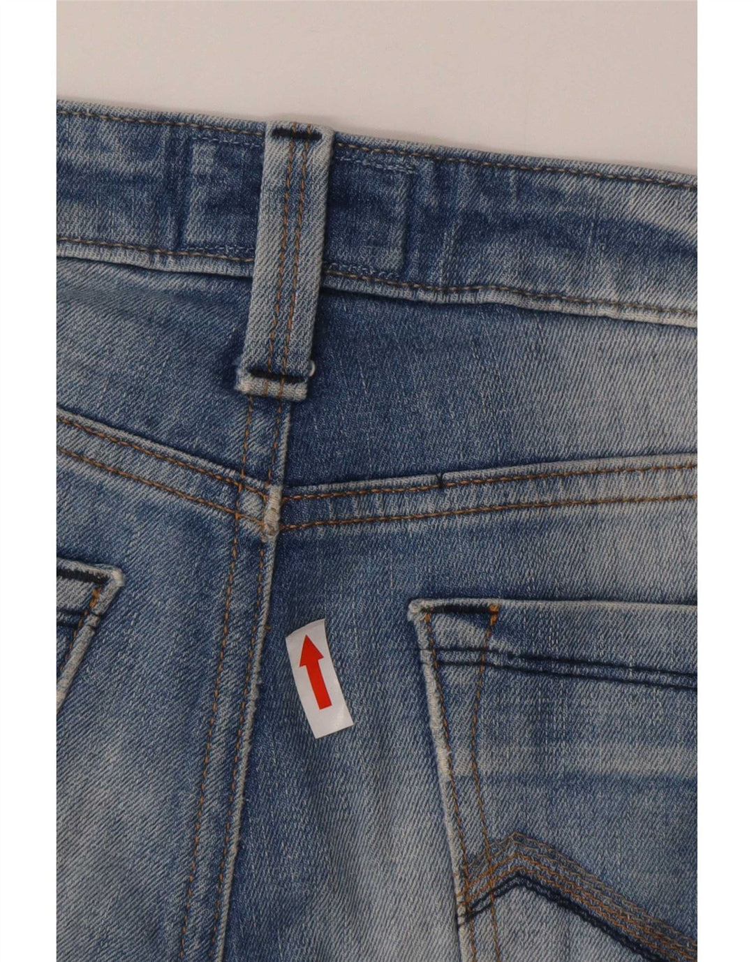 Pantaloni scurți din denim pentru bărbați Energie W32, bumbac albastru mediu