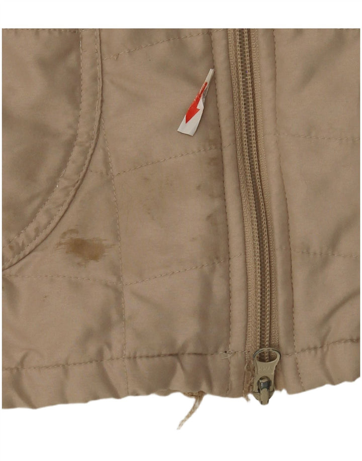 Bomber Vintage pentru femei EU 36 Poliester Bej Mic
