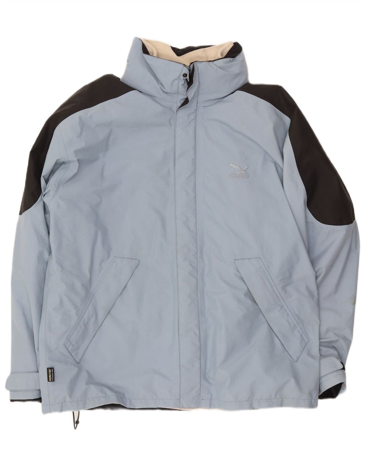Jachetă de schi SALEWA pentru bărbați UK 42 XL, albastru, poliester color bloc