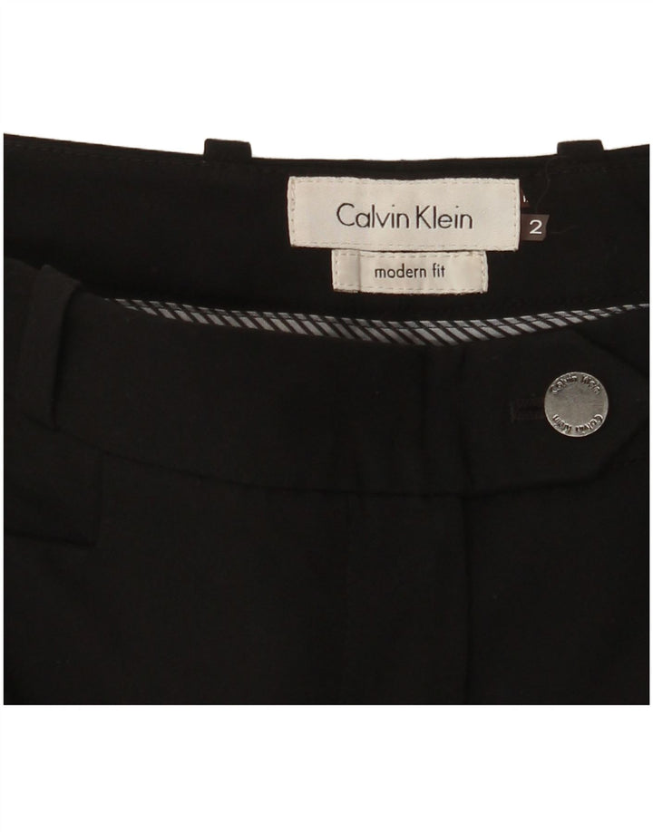 Pantaloni de costum pentru femei CALVIN KLEIN, cu ajustare modernă, SUA 2 XS W30 L30 Negru
