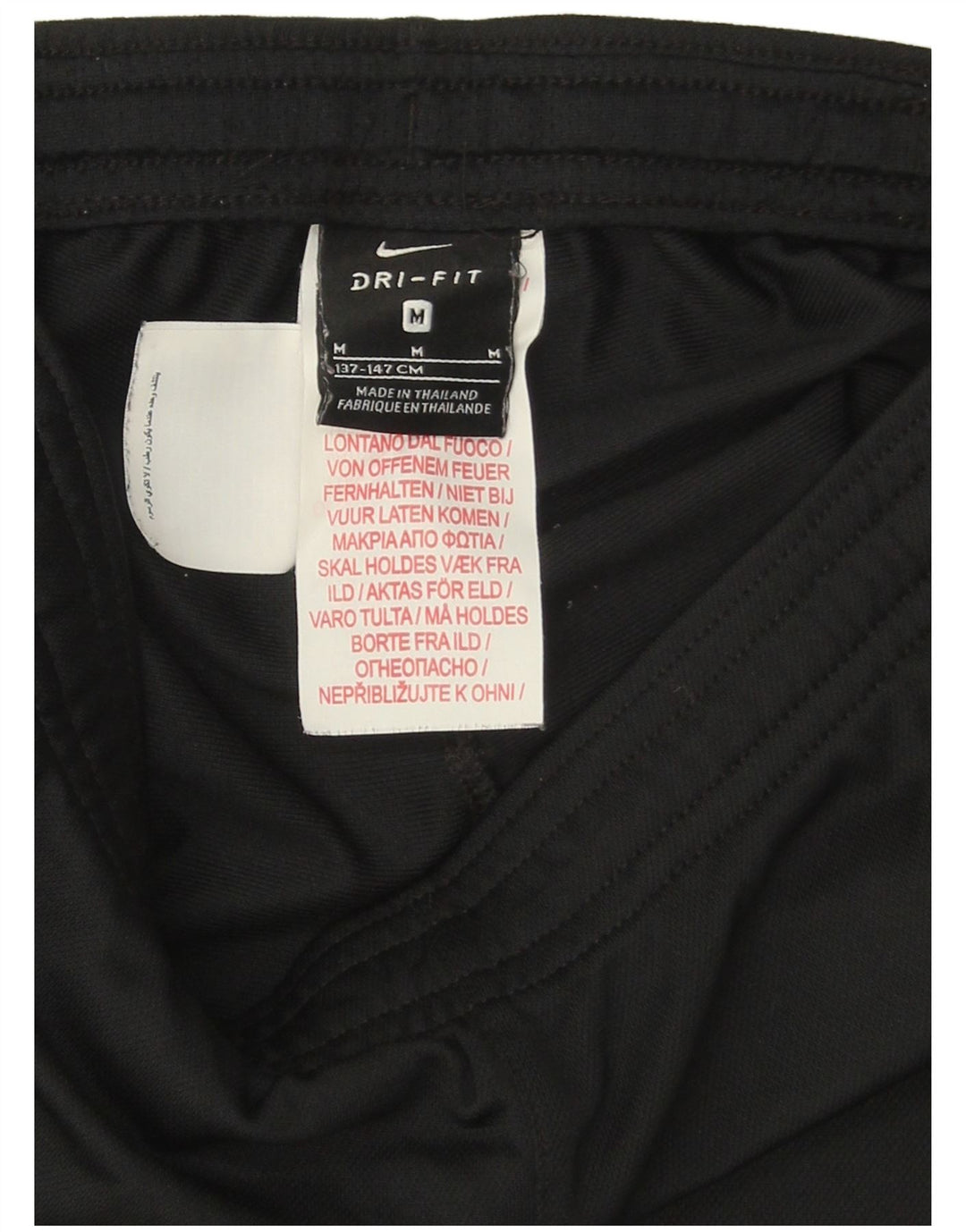 Pantaloni de trening NIKE Dri Fit pentru băieți 10-11 ani Poliester mediu negru