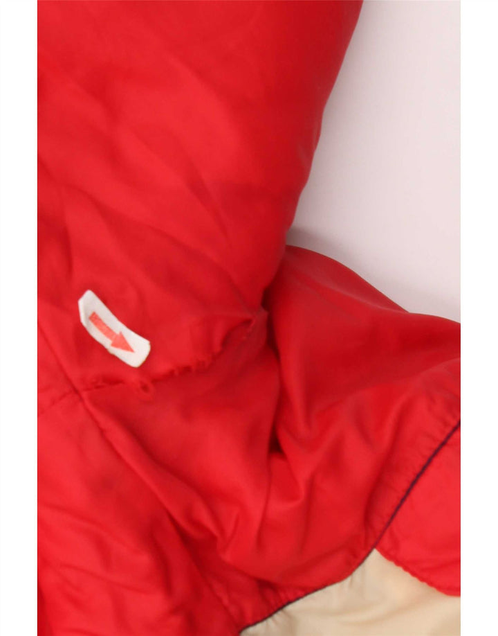 Jachetă căptușită reversibilă vintage pentru bărbați UK 38 Medium Bleumarin Colorblock