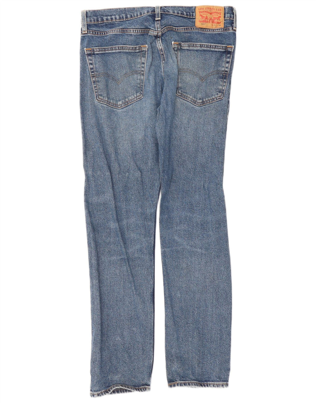 Blugi conici pentru femei Levi's 502 W31 L32 bumbac albastru