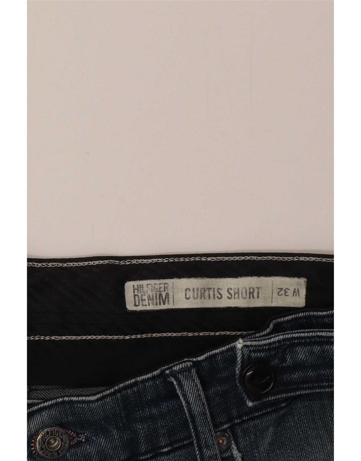 Pantaloni scurți din denim distressed Curtis pentru bărbați Tommy Hilfiger W32 Medium Blue