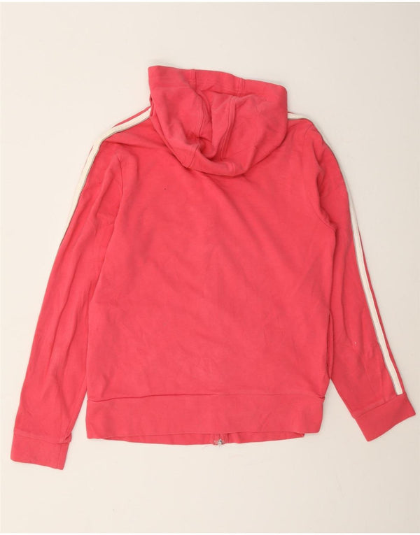 Pulover Adidas pentru femei cu fermoar, UK 18 XL, bumbac roz