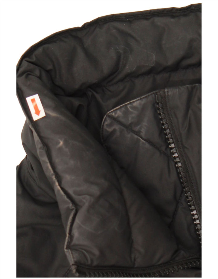 Jachetă cu grafică supradimensionată Nike pentru femei UK 6 XS, poliester negru