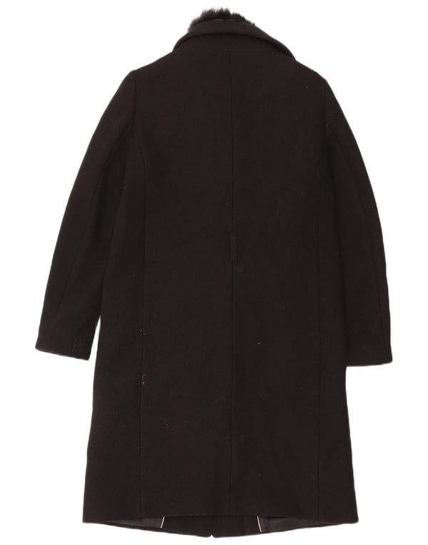 Palton Massimo Dutti Femei EU 40 Medium Negru