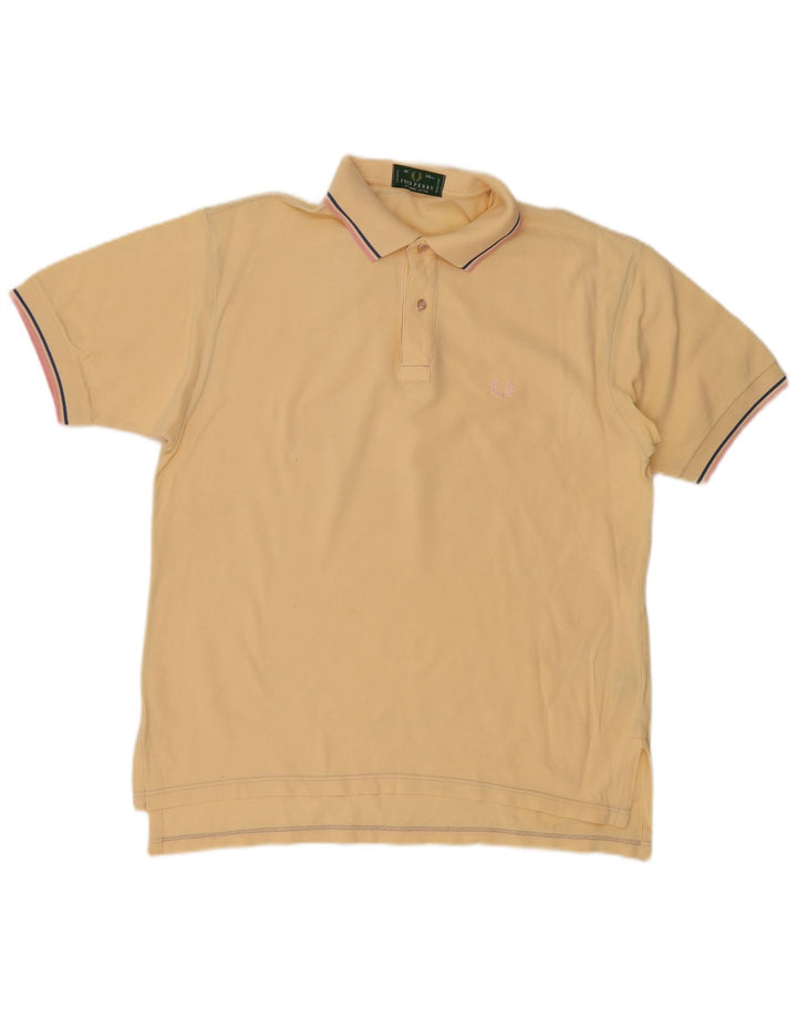 FRED PERRY Tricou polo pentru bărbați, bumbac, bej mediu