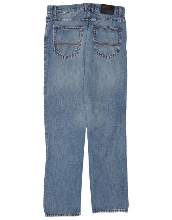 Blugi conici pentru bărbați Marks & Spencer Blue Harbour W32 L31 Bumbac albastru