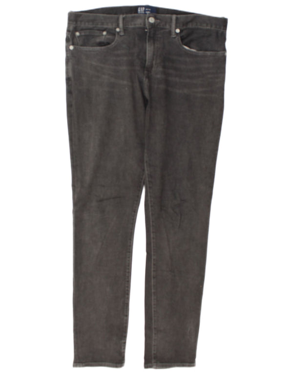 Blugi skinny pentru bărbați Gap W34 L32 bumbac gri