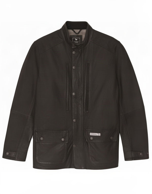 Jachetă de piele pentru bărbați John Partridge UK 38 Medium Black