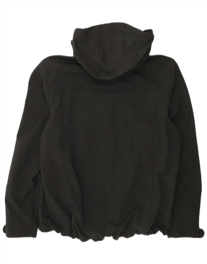 Jachetă rodeo pentru bărbați cu glugă, UK 42 XL, poliester negru