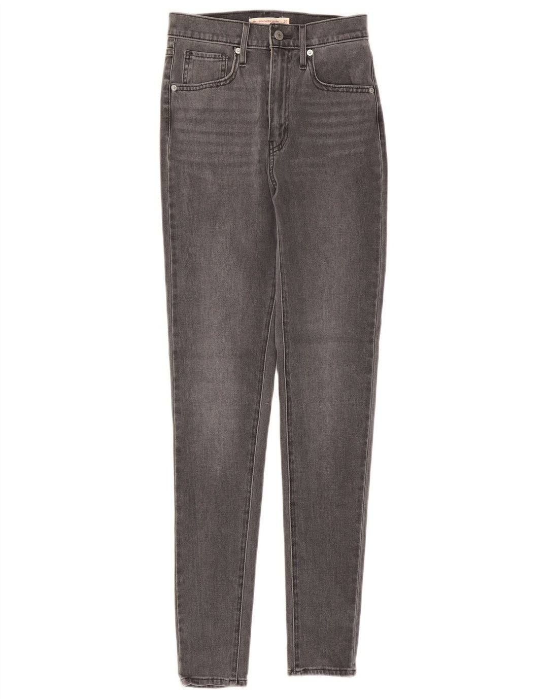 Blugi super skinny pentru femei LEVI'S Mile High W27 L30 bumbac gri