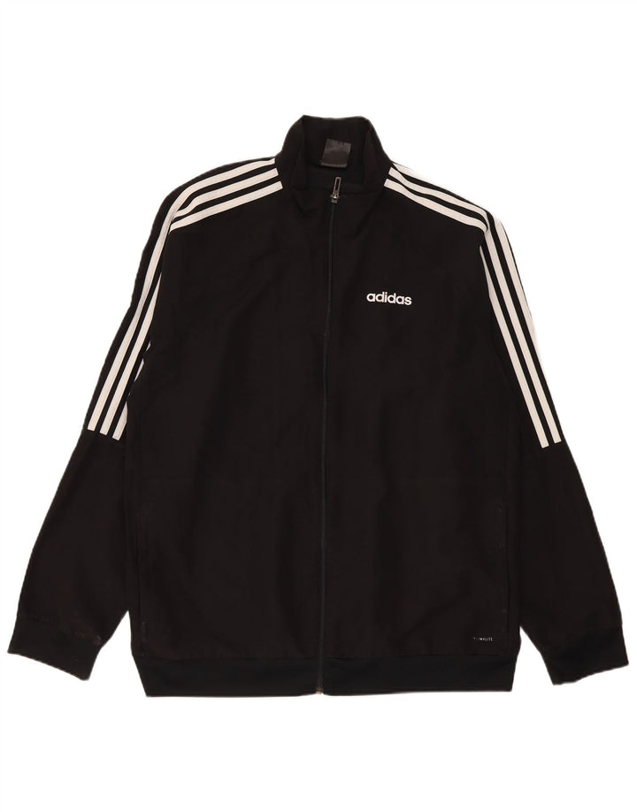 Adidas pentru bărbați Climalite Trening Top Jachetă mare, negru, poliester