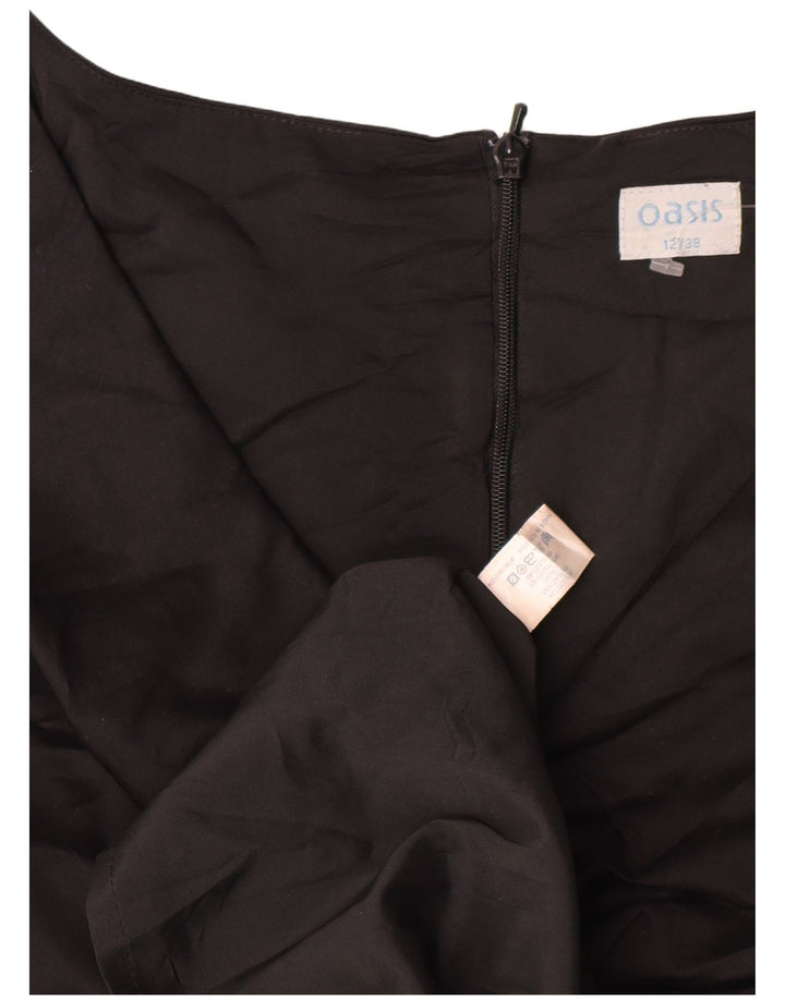 Rochie Oasis pentru femei, UK 12, bumbac mediu negru