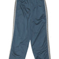Pantaloni de trening cu grafic pentru bărbați Adidas UK 38 Poliester mediu albastru bleumarin