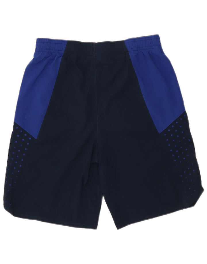 Pantaloni scurți sport pentru băieți UNDER ARMOUR Heat Gear 11-12 ani mari bleumarin