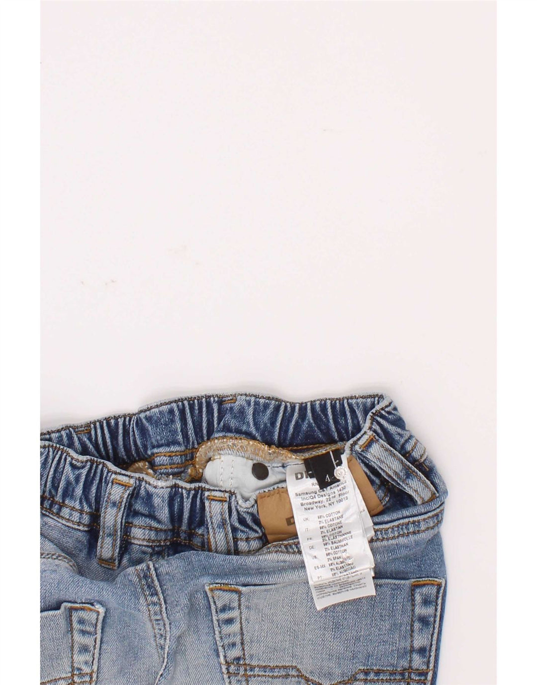 Pantaloni scurți din Denim Distressed Băieți Diesel 3-4 Ani W20 Bumbac Albastru