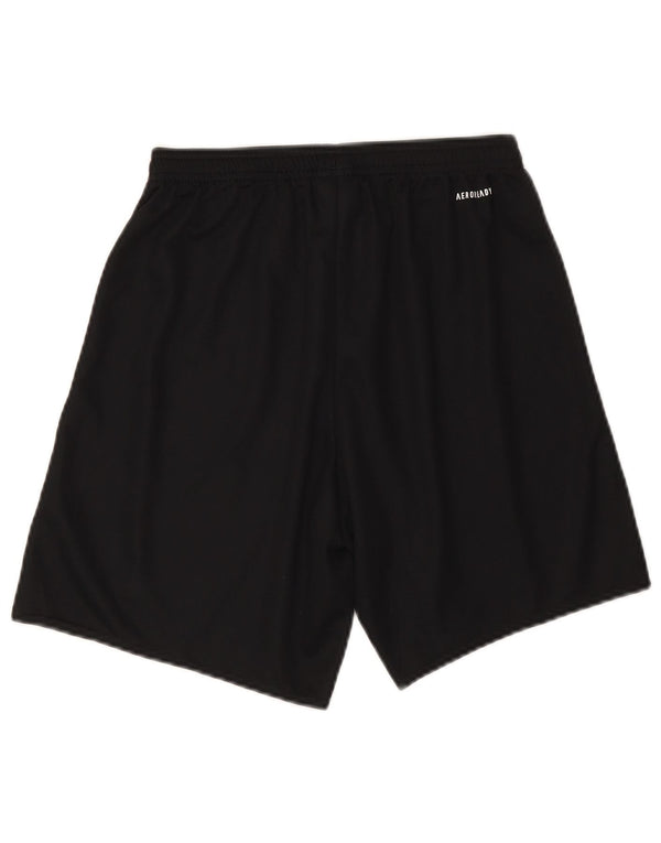 Pantaloni scurți sport Aeroready ADIDAS pentru femei UK 8, poliester negru mic
