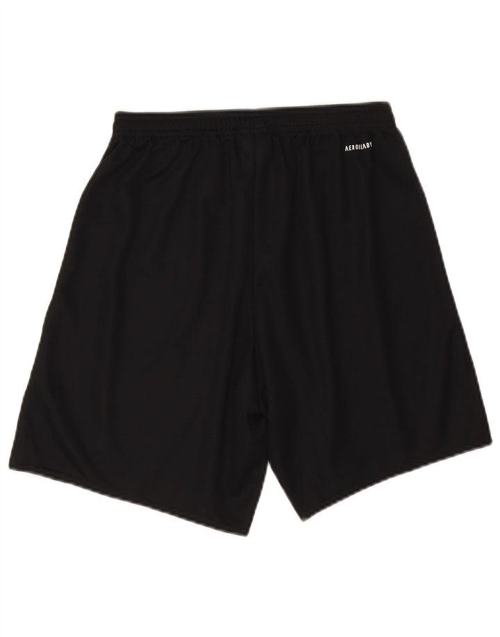 Pantaloni scurți sport Aeroready ADIDAS pentru femei UK 8, poliester negru mic