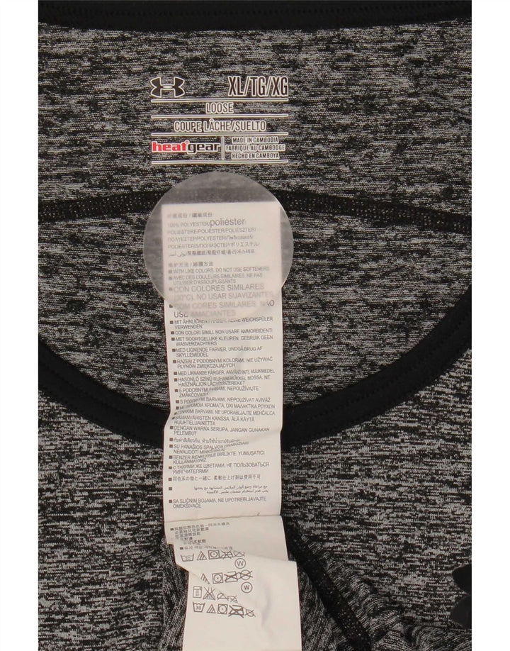 Vesta Under Armour pentru bărbați Heat Gear Top XL, poliester cu pături gri