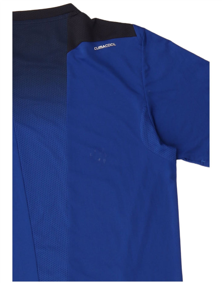 Tricou ADIDAS Climacool pentru bărbați Top mare, albastru, poliester color bloc